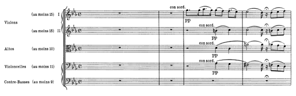 Original string opening of Berlioz: Symphonie Fantastique